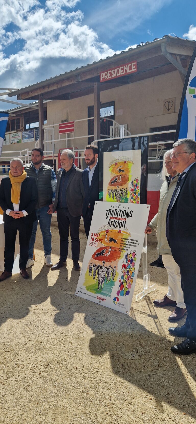 Affiche Colomina Festival tradition et aficion un art de vivre de Nîmes Métropole