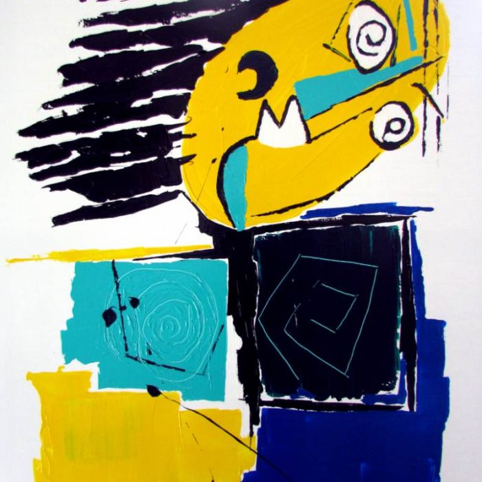 Dans le vent - Peinture Jorge Colomina