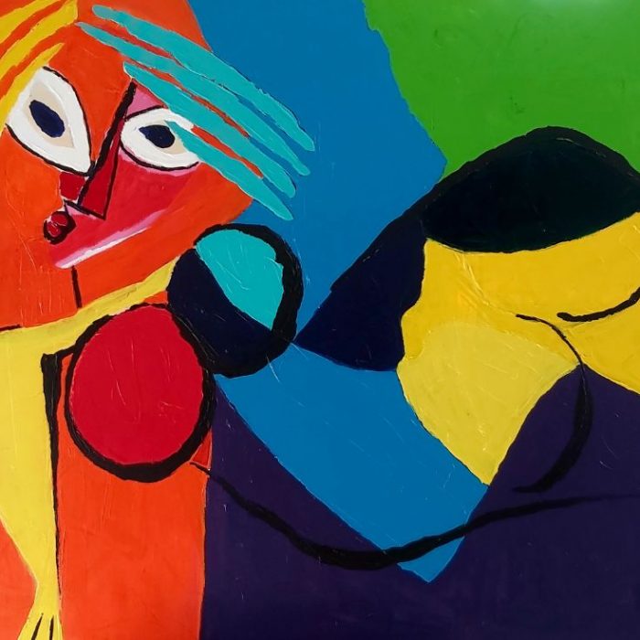 La détente - Peinture Jorge Colomina