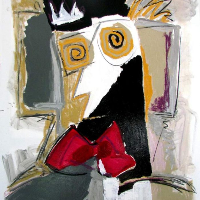Les yeux d'or - Peinture Jorge Colomina